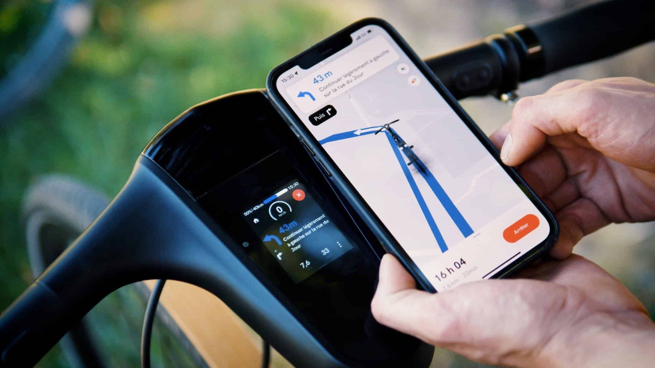 bike angell geolocated