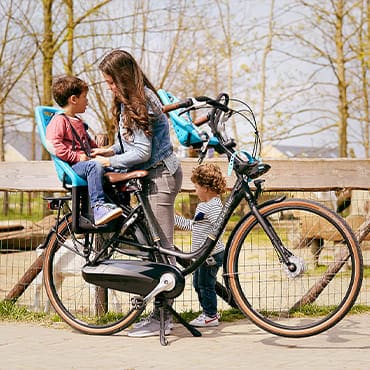 gazelle e bike en famille