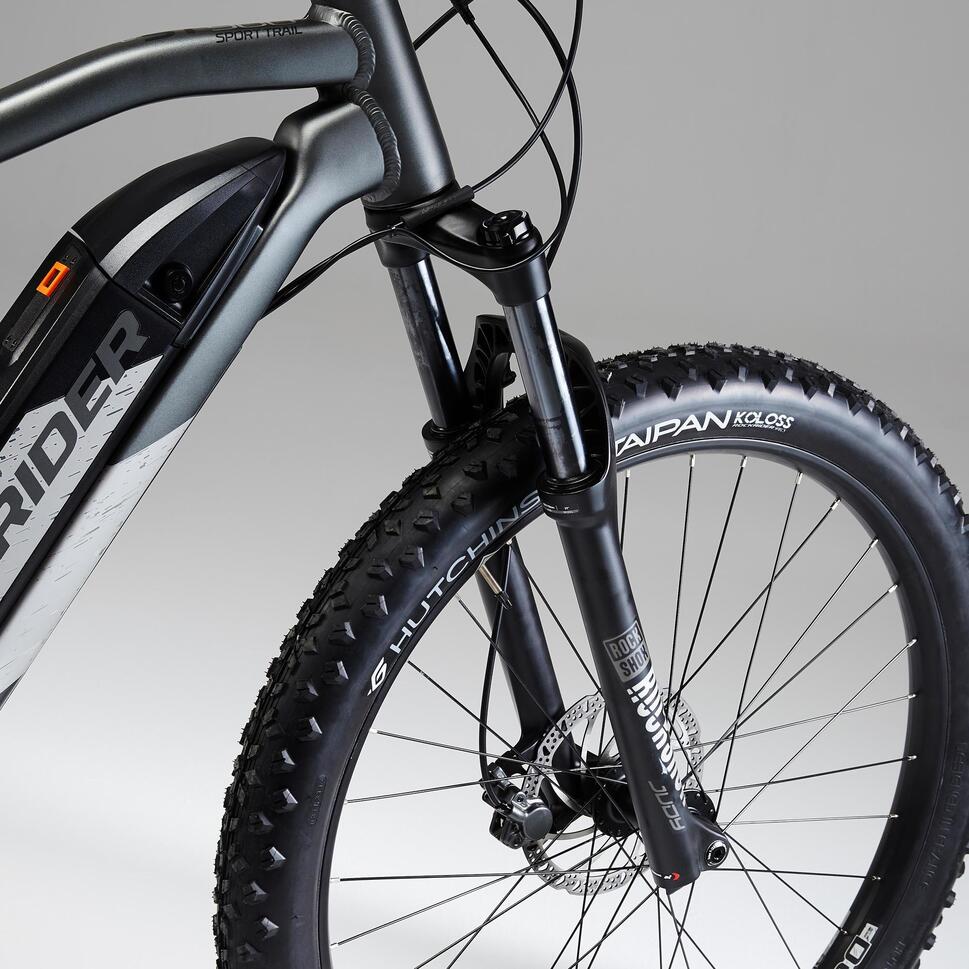 velo vtt electrique e st 900 gris 275 plus